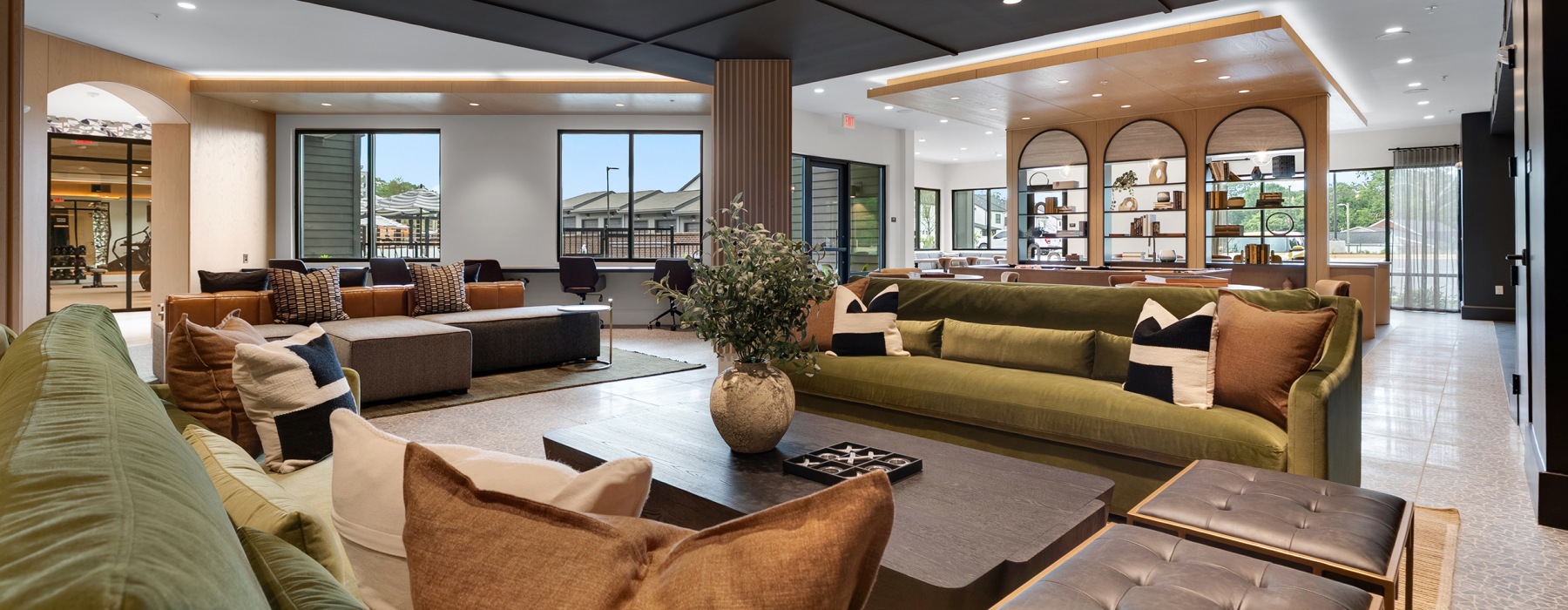 Modern clubhouse in Greer